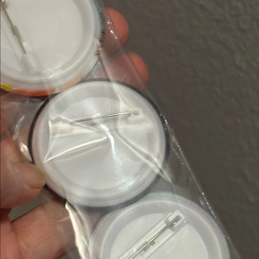 NIB Set of 3 Hello Kitty Pin Buttons